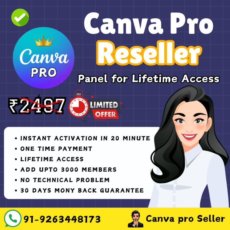 Canva Reseller panel